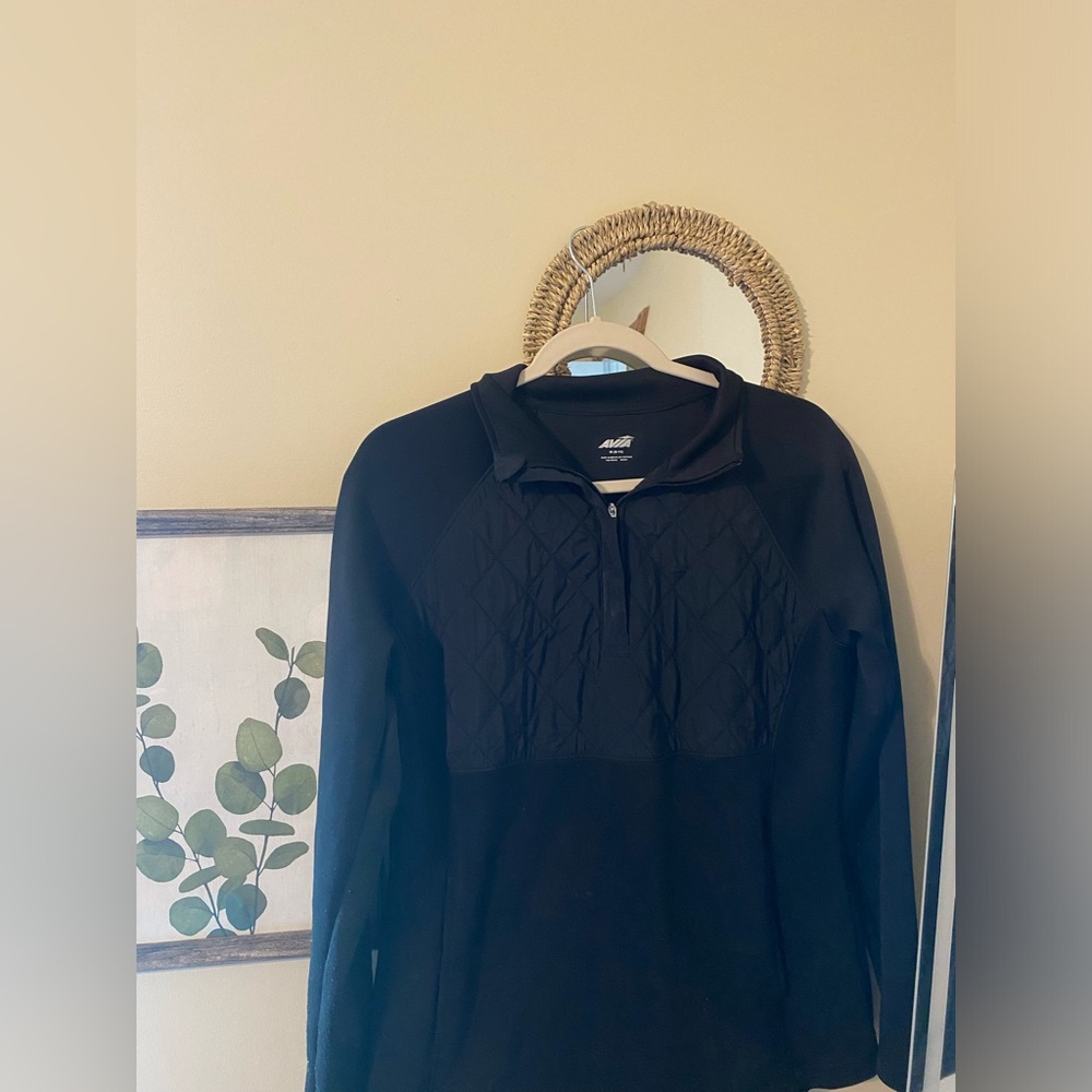 Black quarter zip jacket